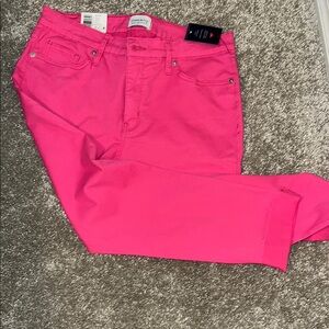 Crown in IV bright pink crop jeans size 10 petite